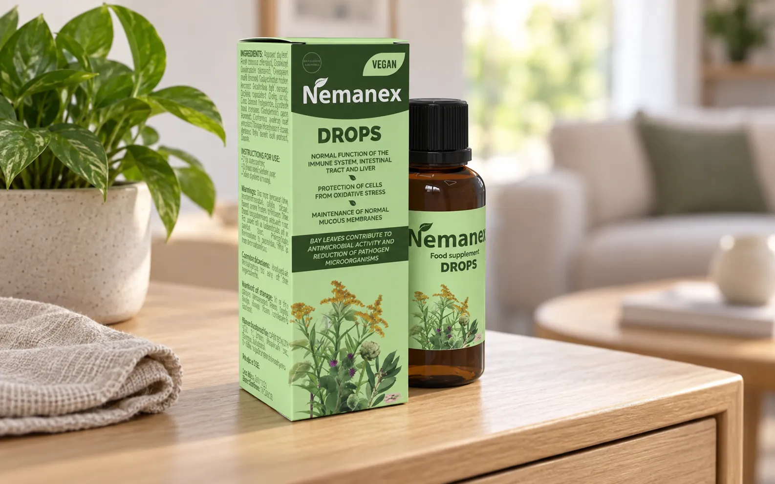 Nemanex Cystitis — le produit au quotidien