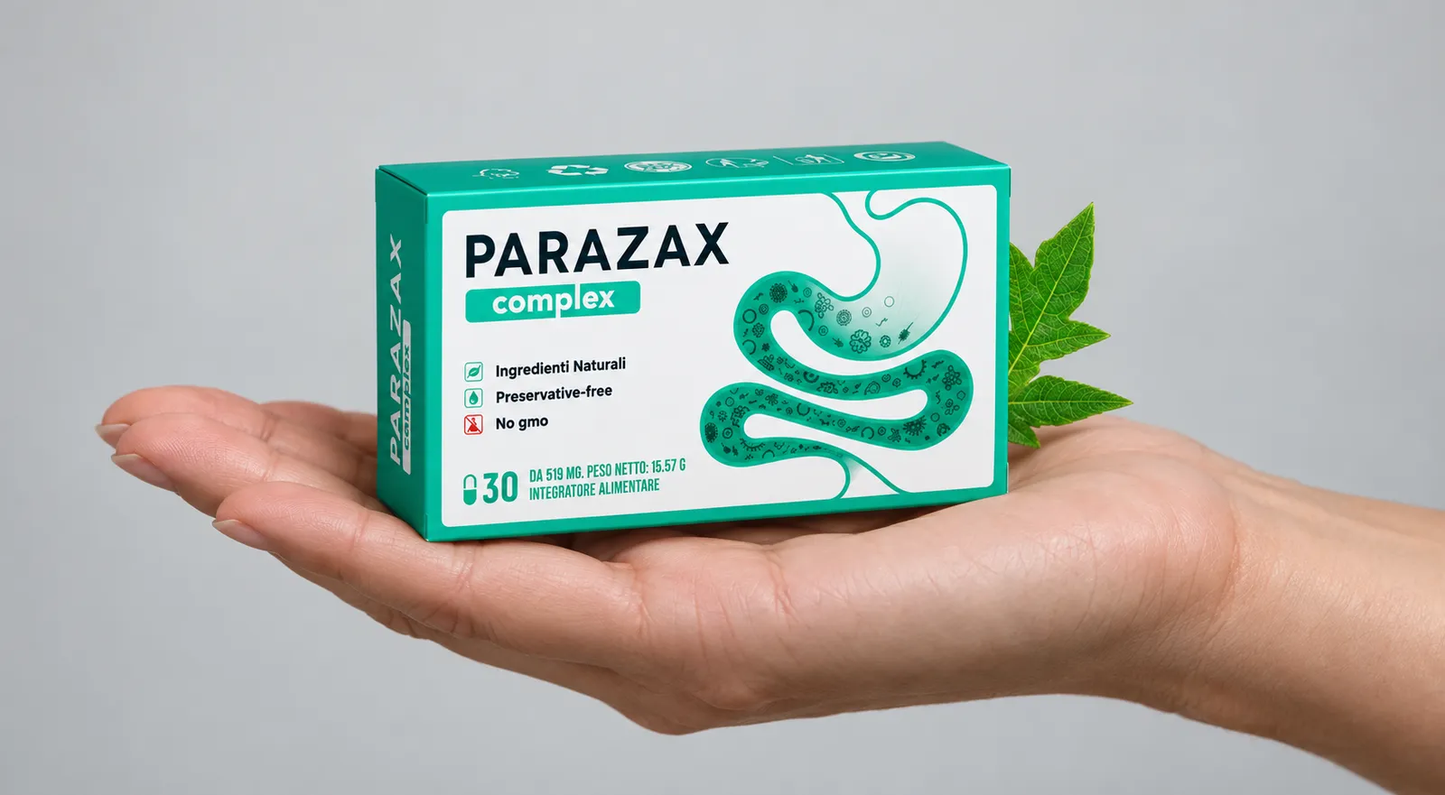 Parazax Complex — le produit en main