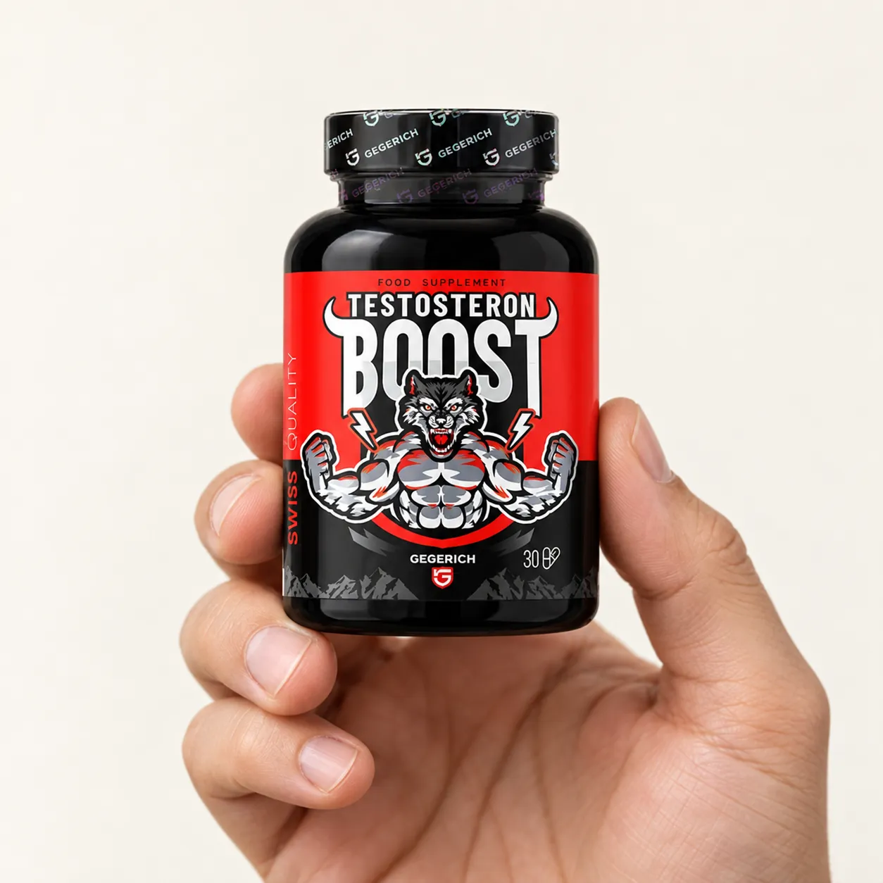 Testosteron Boost — le produit en main
