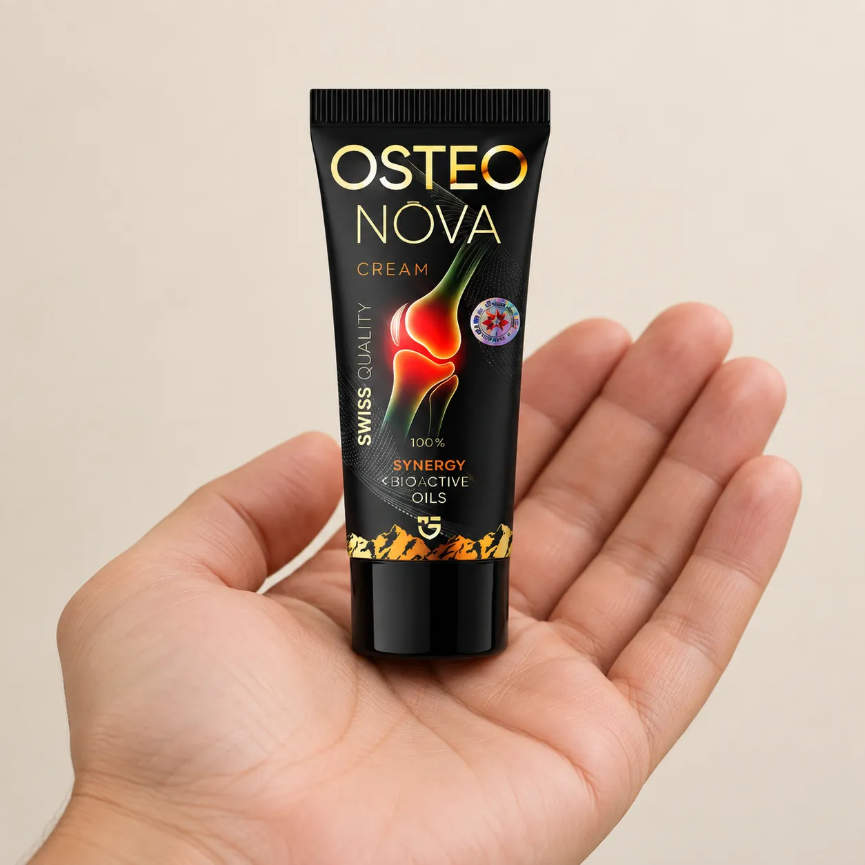 OsteoNova cream — le produit en main