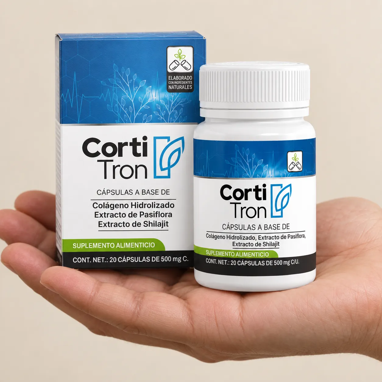 Cortitron — le produit en main