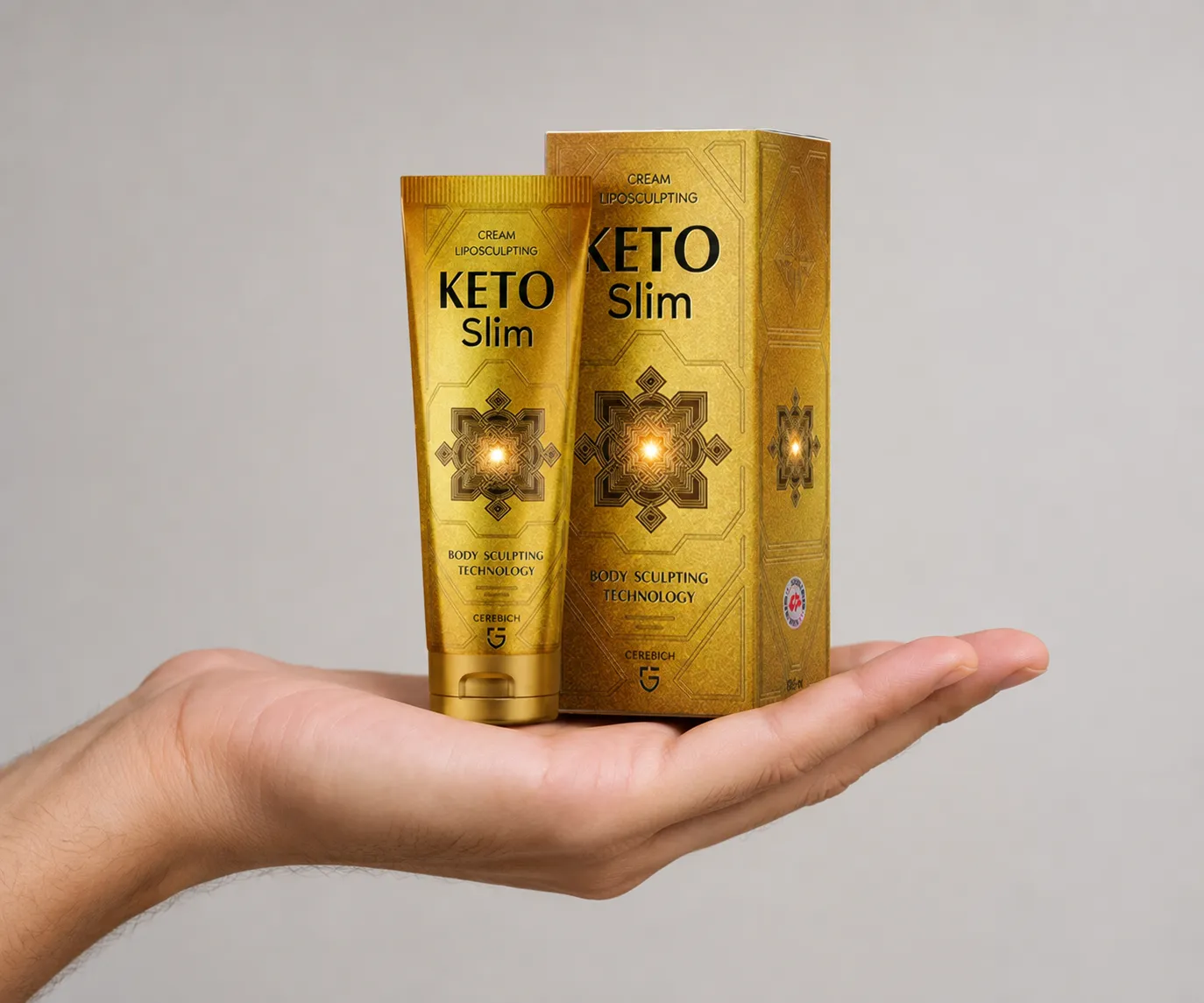 KetoSlim cream — le produit en main