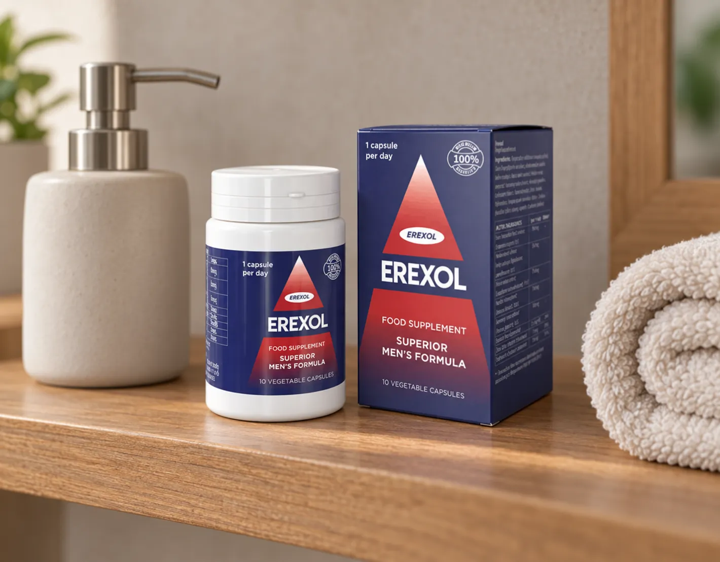 Erexol — le produit au quotidien